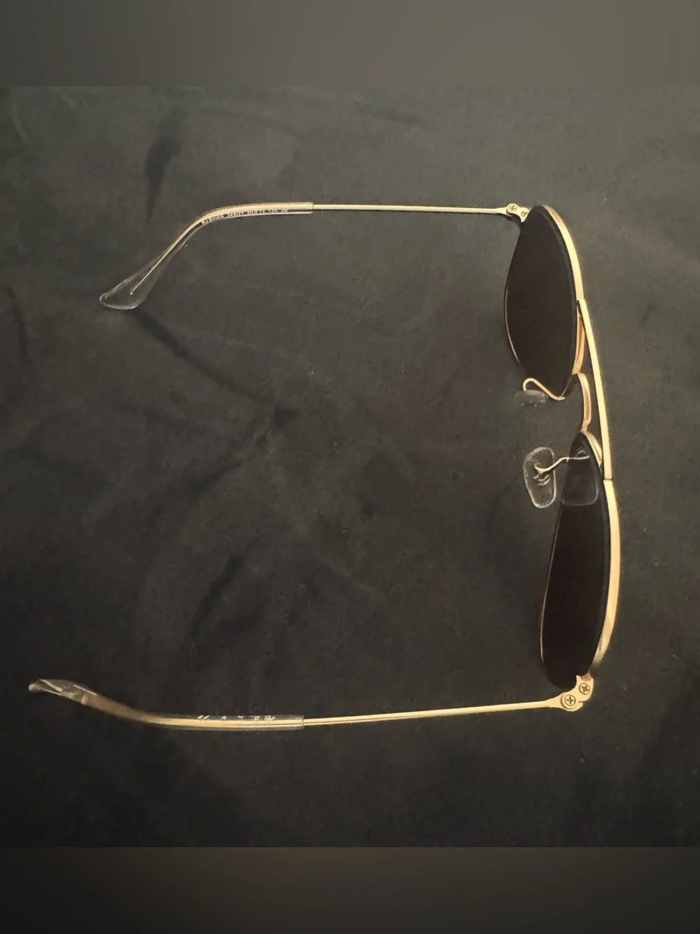 Kids Gold Aviator Sunglasses with Rose-Gold Lenses